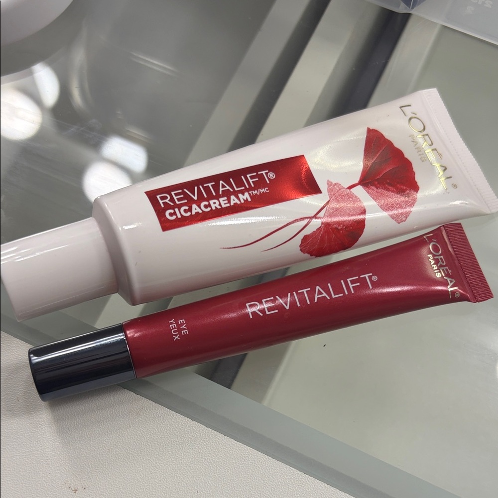 L'Oreal Revitalift Cicacream and Eye Cream -